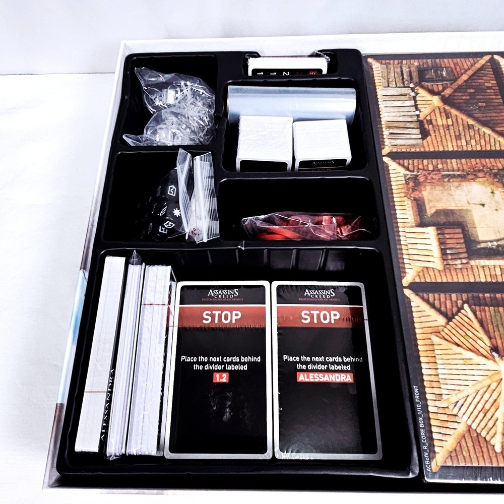 Assassin's Creed Brotherhood Of Venice Board Game Triton Noir New Sealed Tactile - Picture 8 of 16